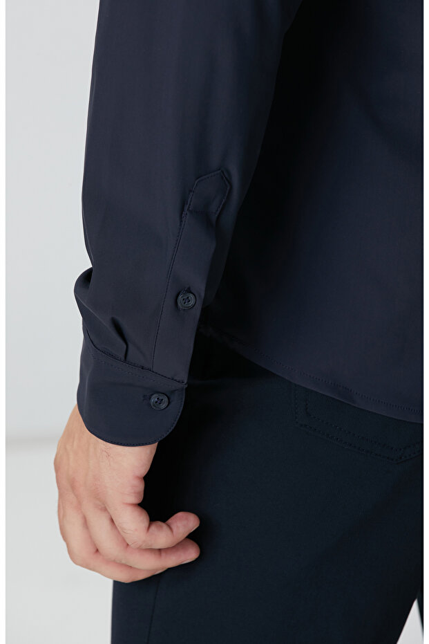 Lacivert Gömlek - 7