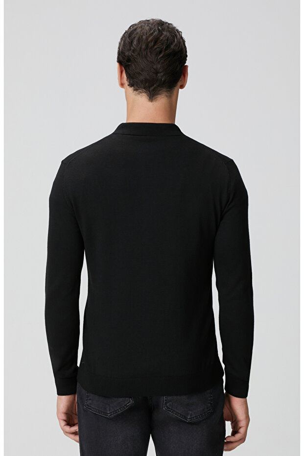 Siyah Triko Kazak - 5