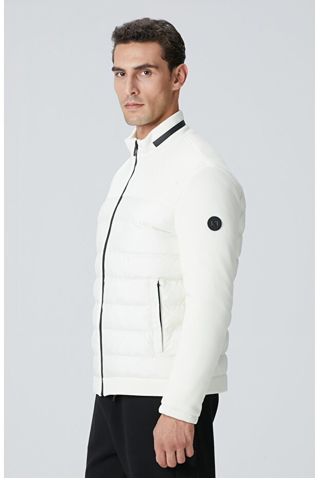 Ekru Kapitone Mont - 4