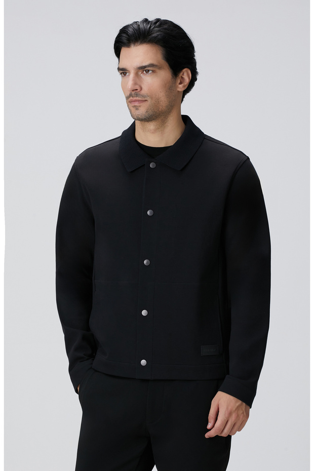 Siyah Dış Gömlek - 5