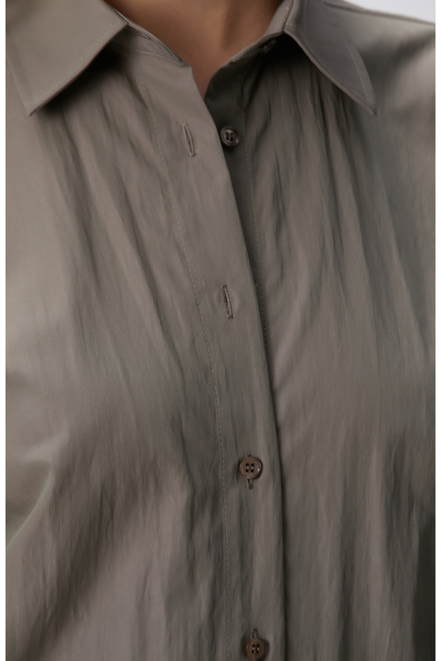 Açık Haki Gömlek - 6