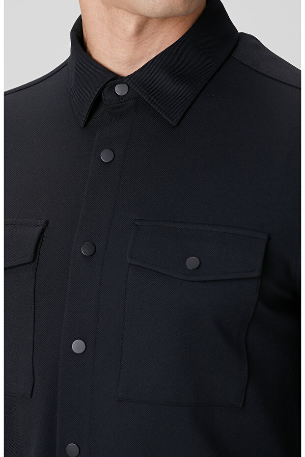 Siyah Dış Gömlek - 6