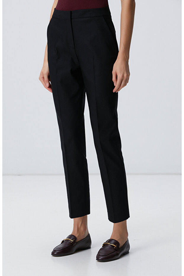 Siyah Basic Skinny Pantolon - 2