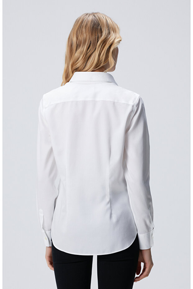 Non Iron Beyaz Gömlek - 5