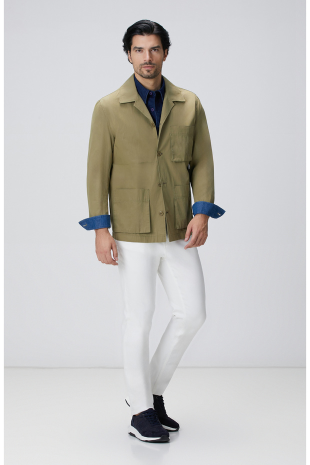 İndigo Denim Gömlek - 2