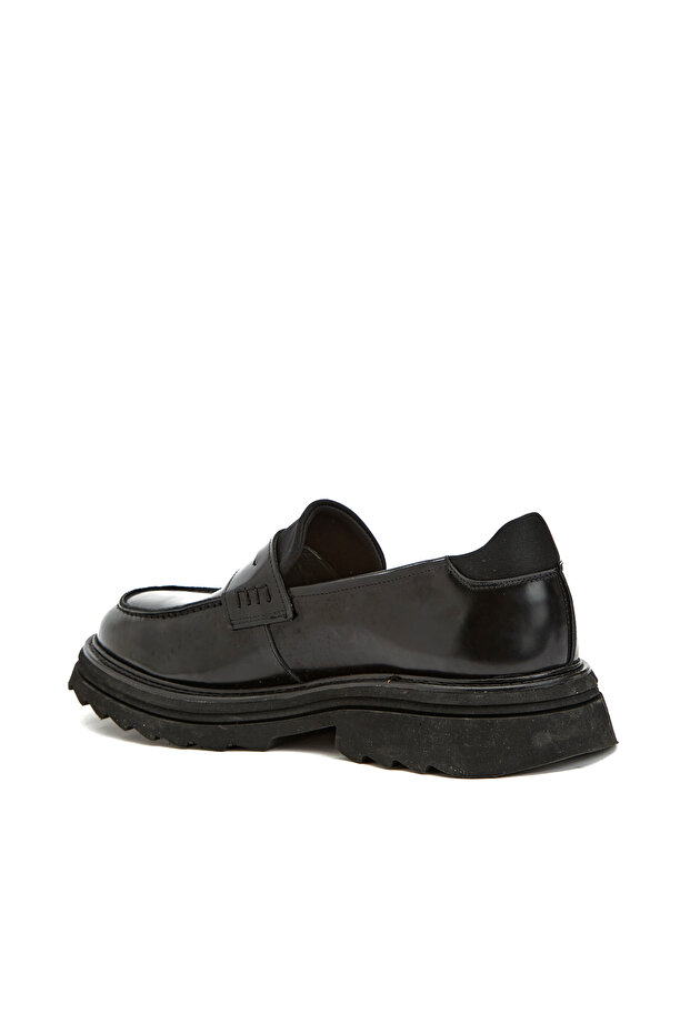 Siyah Erkek Deri Loafer - 3