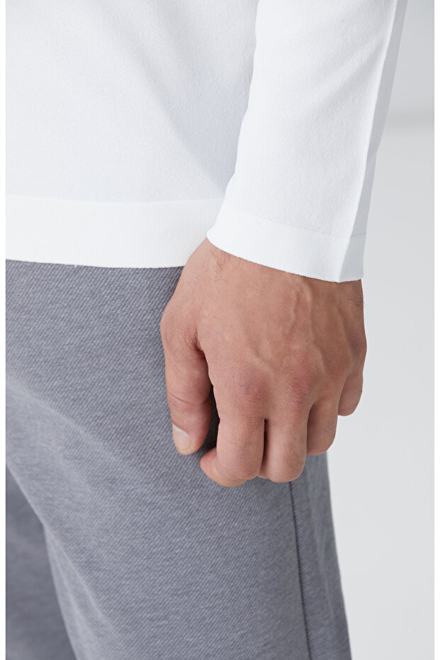 N-Tech Kırık Beyaz Kazak - 7