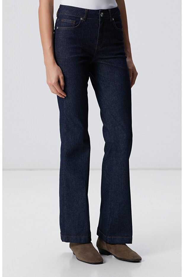 Indigo Denim Pantolon - 4