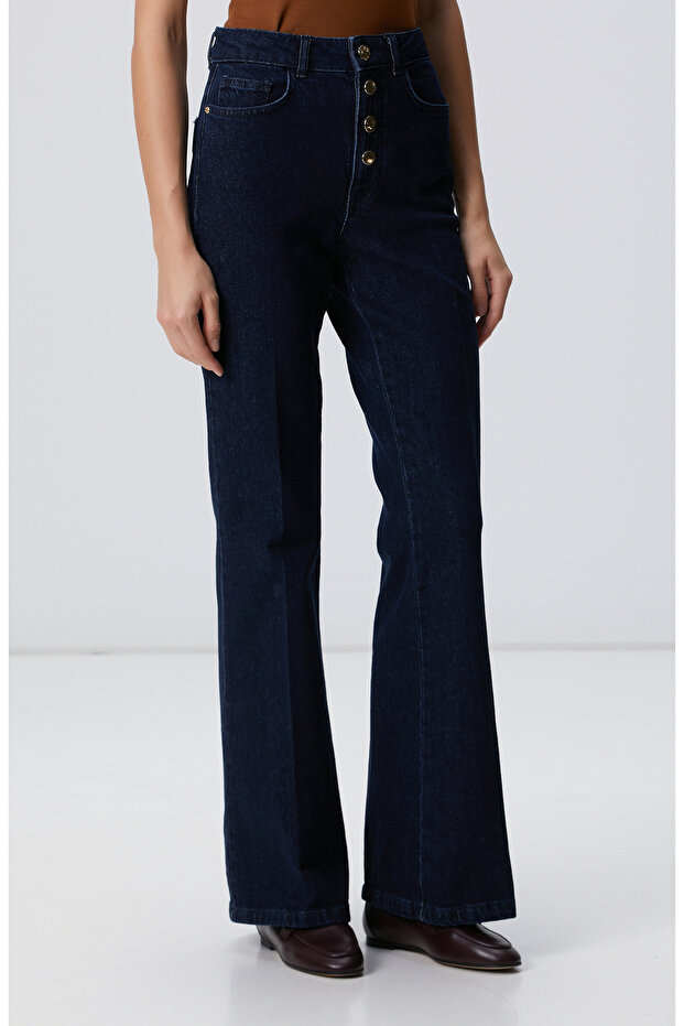 Indigo Denim Pantolon - 4