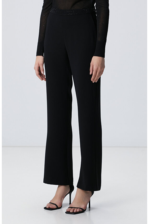 Siyah Abiye Pantolon - 4