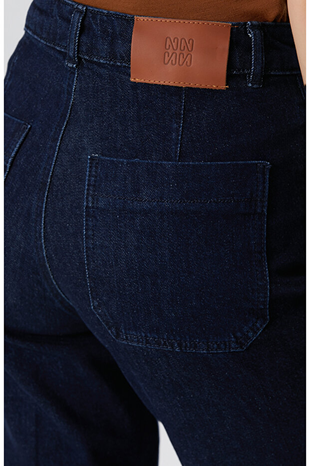 Indigo Denim Pantolon - 6