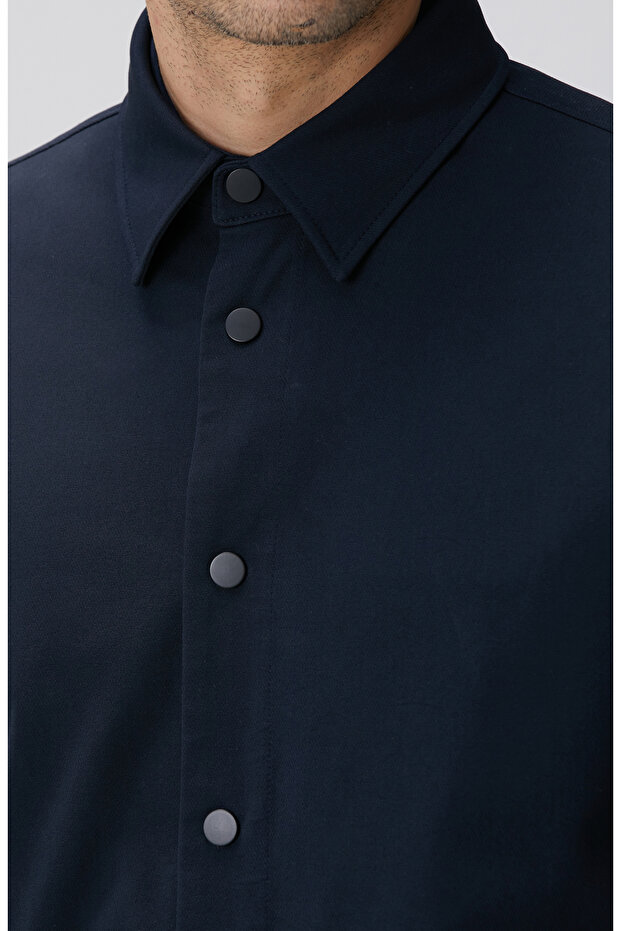 N-Tech Lacivert Dış Gömlek - 6