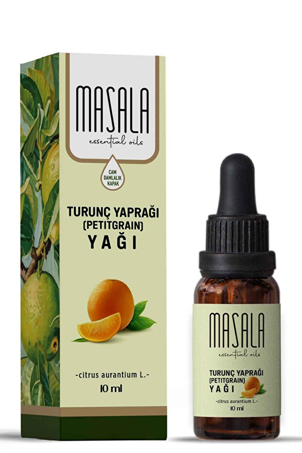Pure Orange Leaf Oil 10 ml. - (Petitgrain Essential Oil)