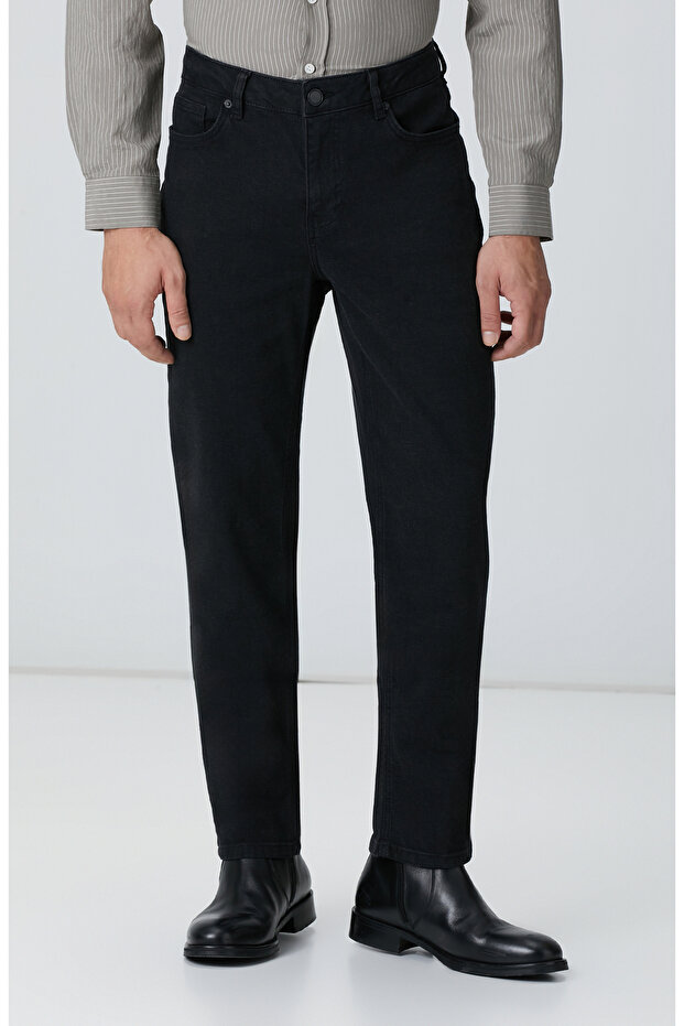 Siyah Denim Pantolon - 2