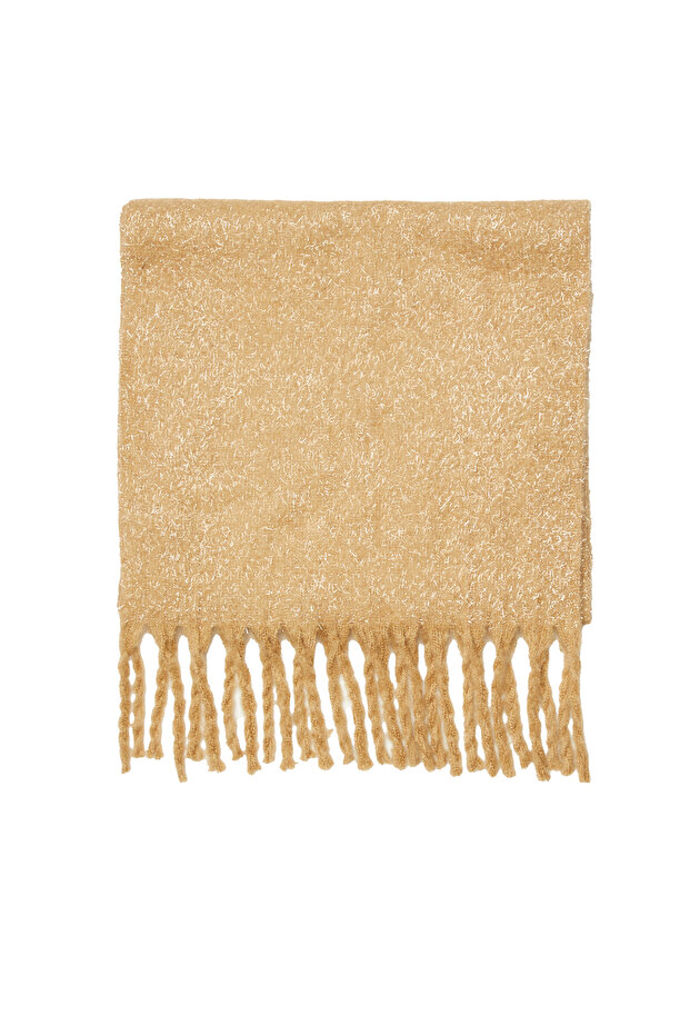 Bej Kadın Atkı - 2