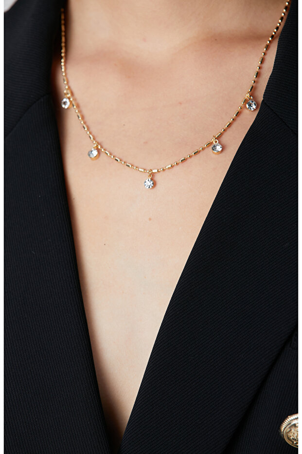 Gold Kadın Uzun Kolye - 2