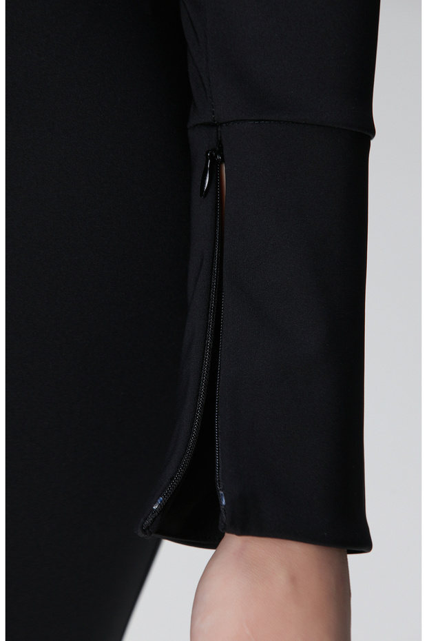 N-Tech Siyah Örme Bluz - 7