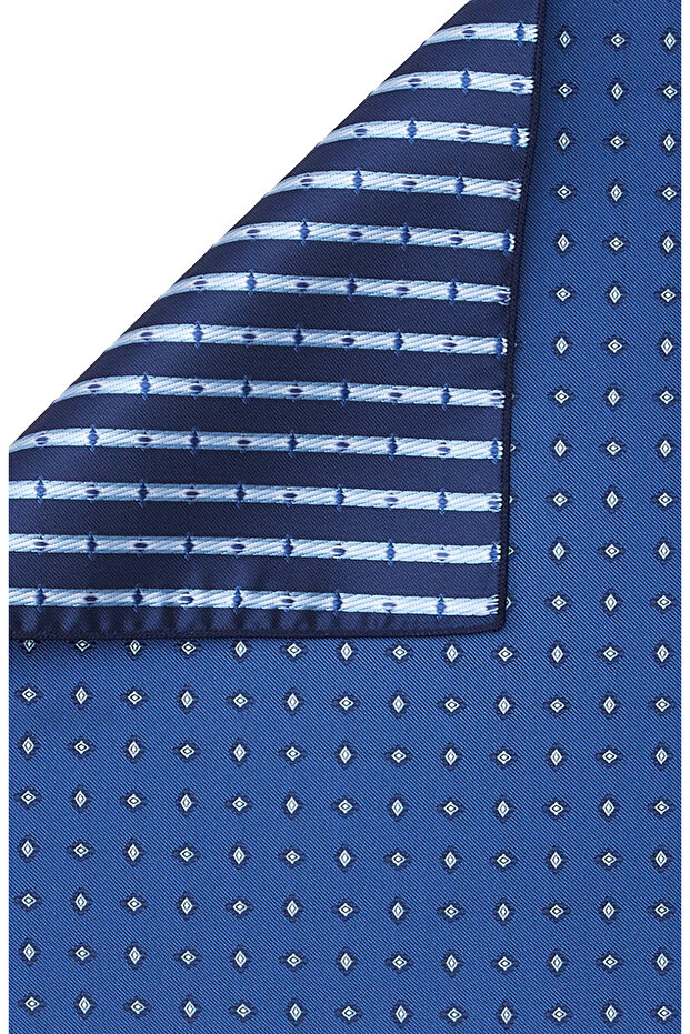 Lacivert Puantiyeli Mendil - 2