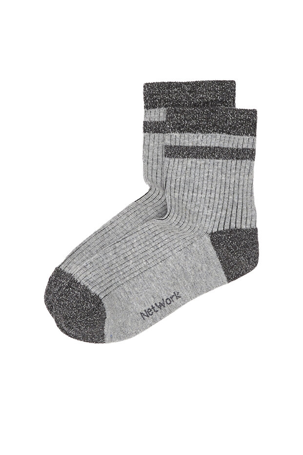 Gri Kadın Çorap - 1