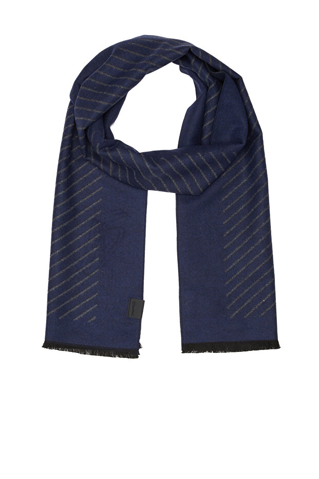 Lacivert Erkek Atkı - 1