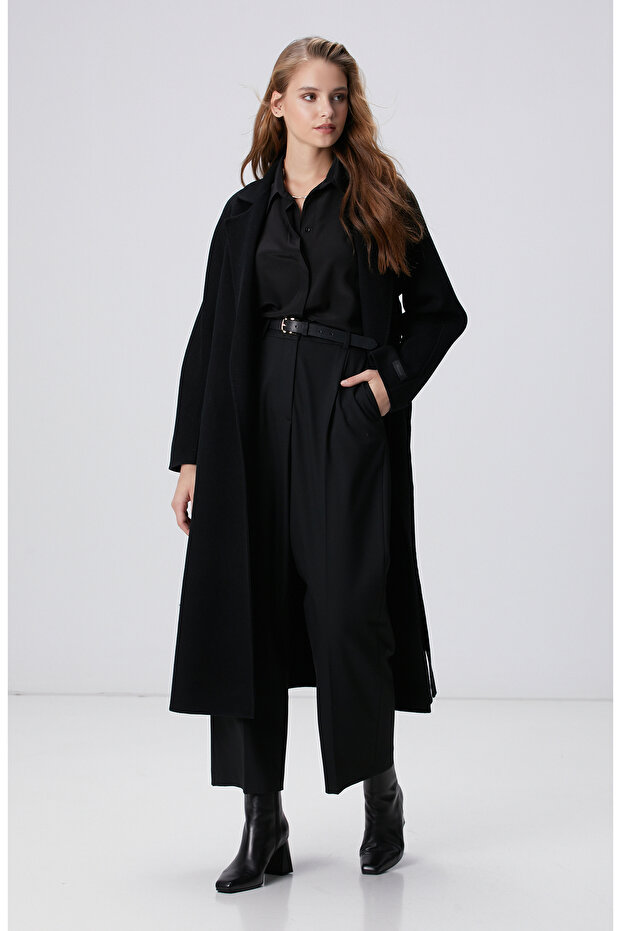 Limited Siyah İpek Gömlek - 3