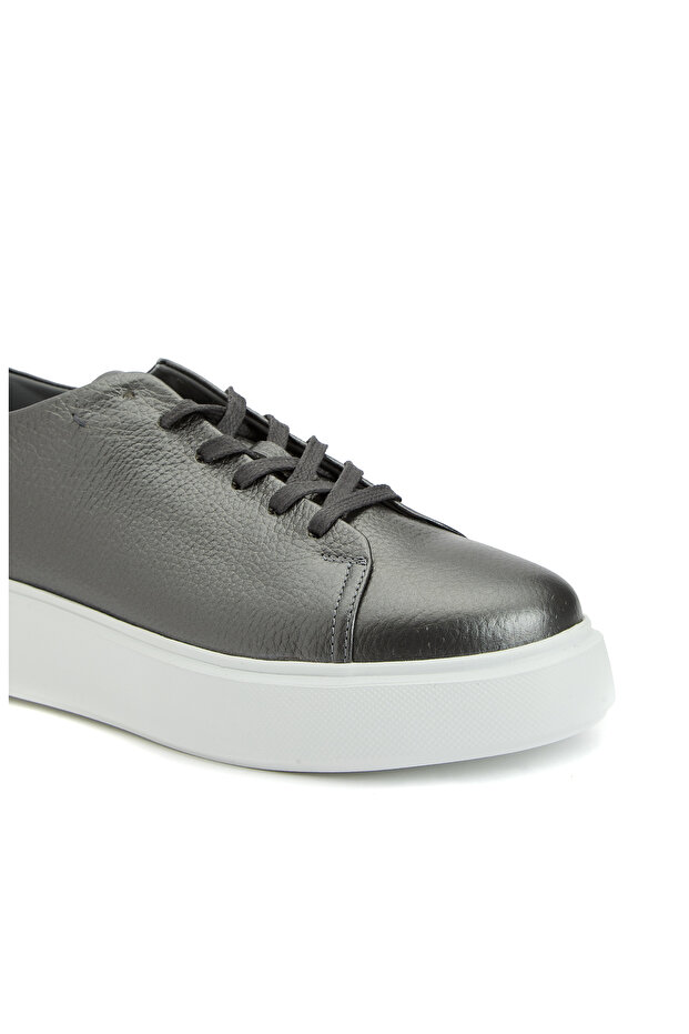 Platin Kadın Flother Deri Sneaker - 6