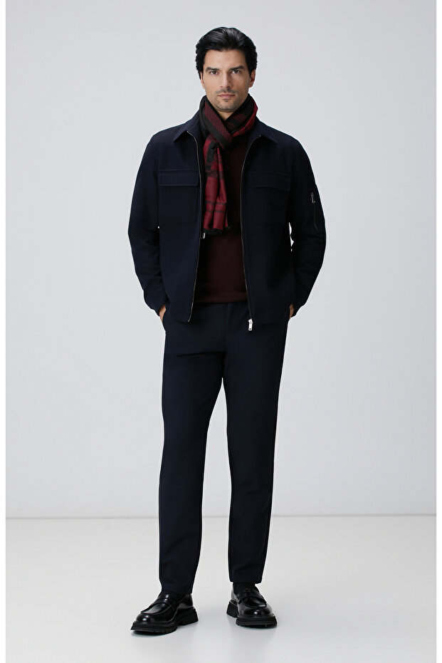 Lacivert Casual Pantolon - 1