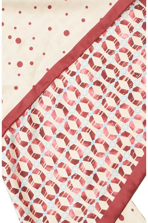 Renkli Çift Taraflı Kadın Fular - 4