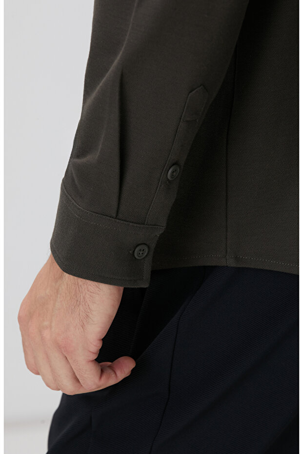 N-Tech Haki Gömlek - 8