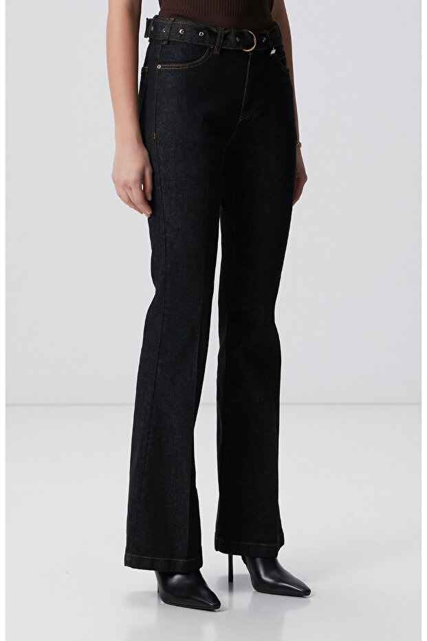 Antrasit Denim Pantolon - 2