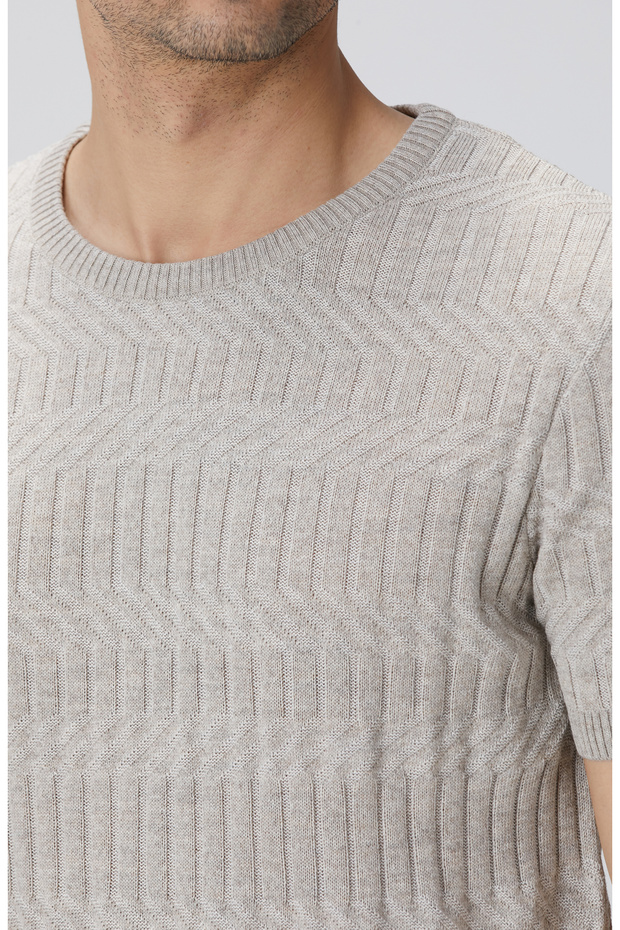 Bej Yün Karışımlı Kazak - 6