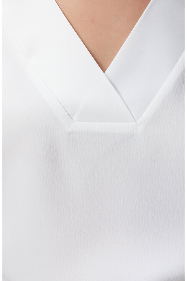 Kırık Beyaz Bluz - 6