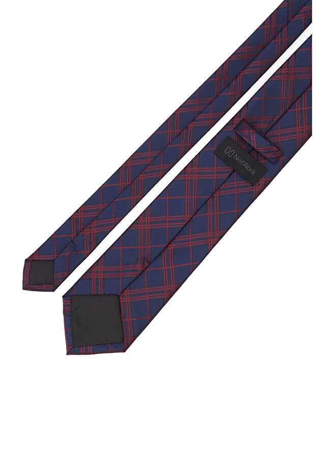 Lacivert Desenli Kravat - 2