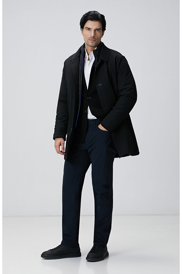 N-Tech Siyah Triko Ceket - 4