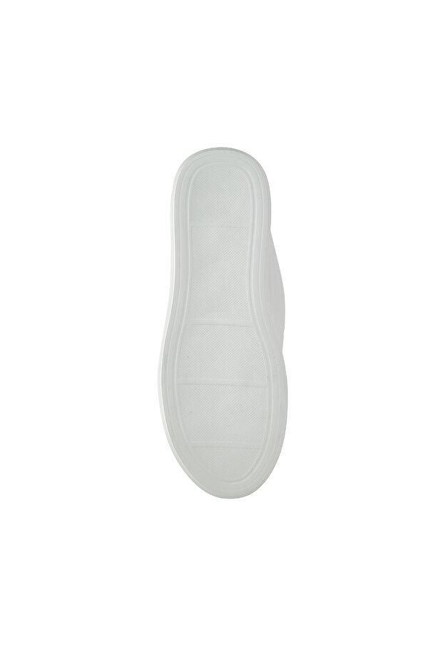 Platin Kadın Flother Deri Sneaker - 5