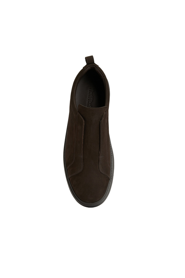 Acı Kahve Erkek Süet Sneaker - 4