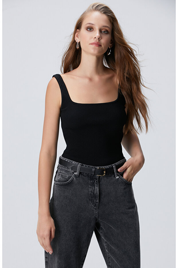 Siyah Triko Atlet - 4