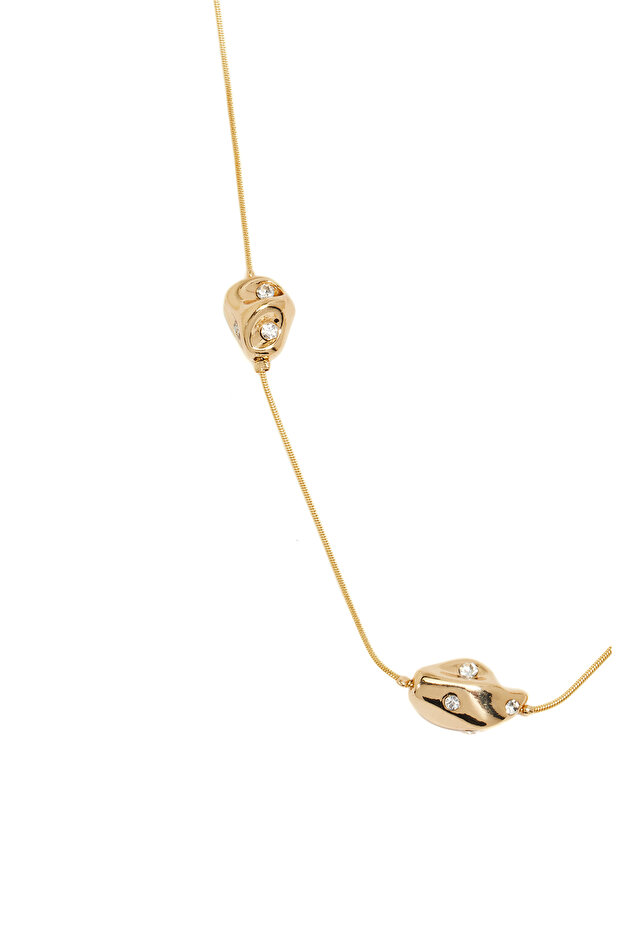 Gold Altın Rengi Kolye - 4