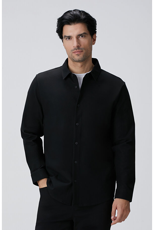 N-Tech Siyah Gömlek - 2