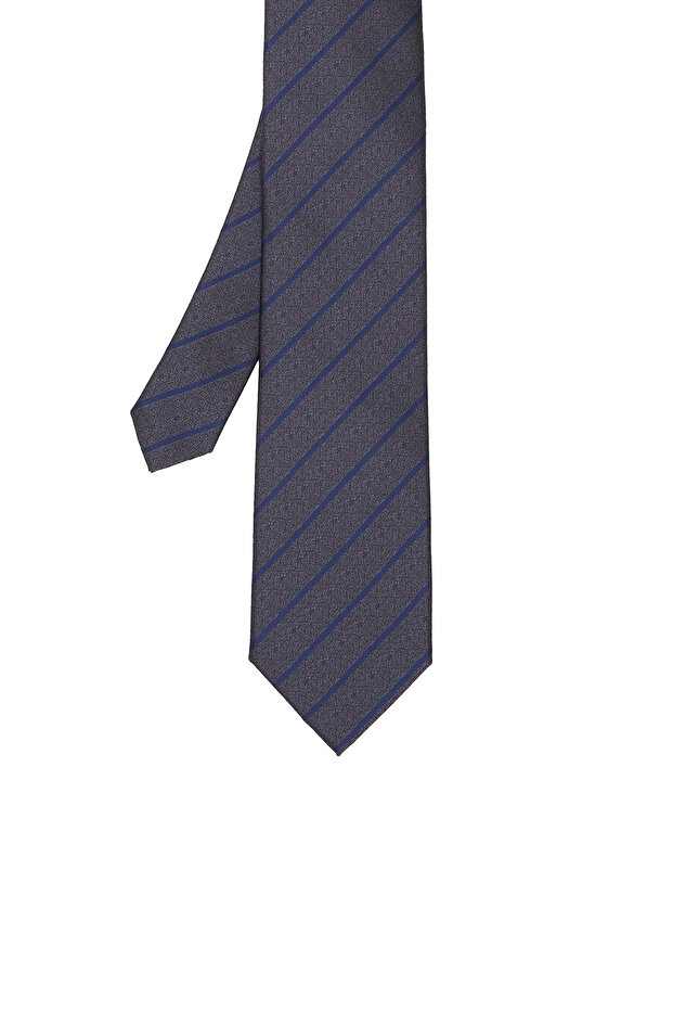 Gri Çizgili Kravat - 1