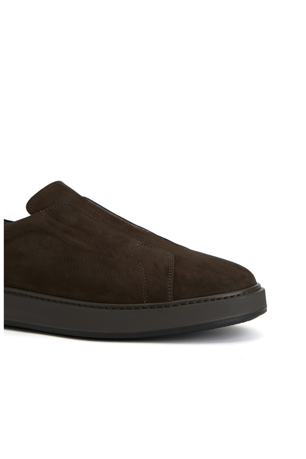 Acı Kahve Erkek Süet Sneaker - 6