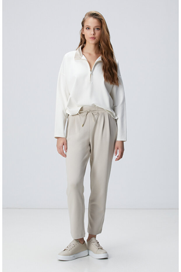 Taş Modal Karışımlı Eşofman - 1