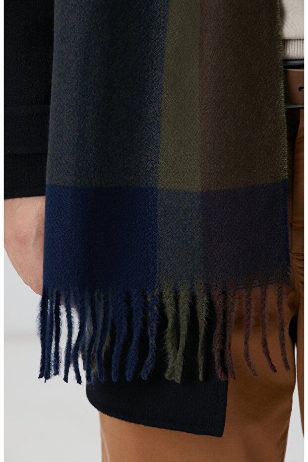 Yeşil Erkek Atkı - 5