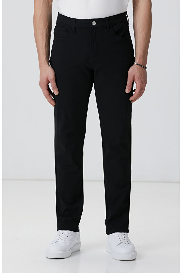 Siyah N-Tech Casual Pantolon - 2