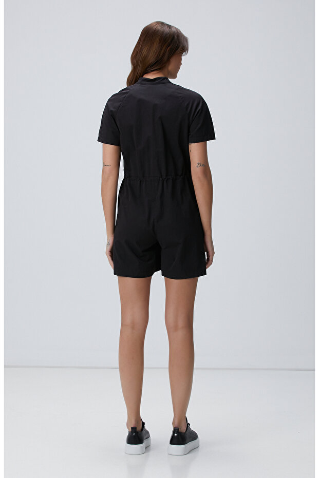 N-Tech Siyah Mini Tulum - 5