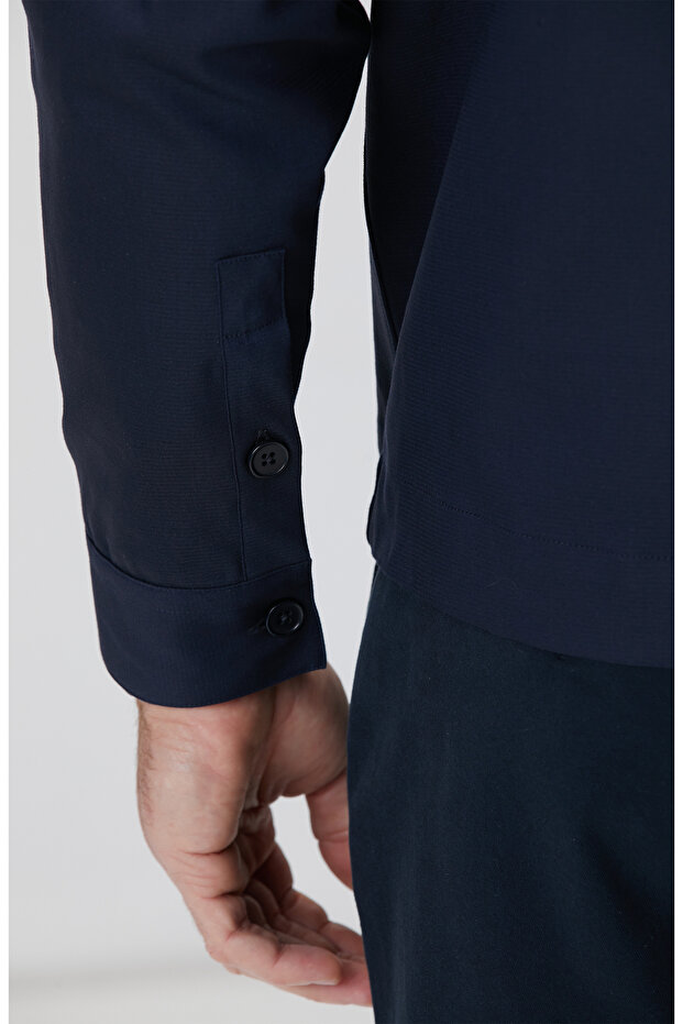 Lacivert Dış Gömlek - 7