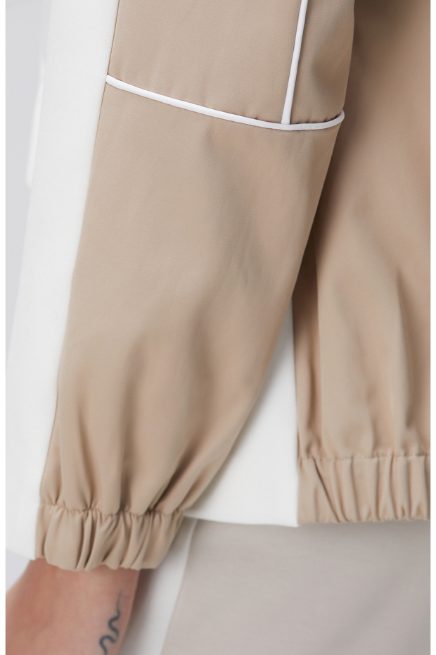 Beyaz N-Tech Ceket - 6