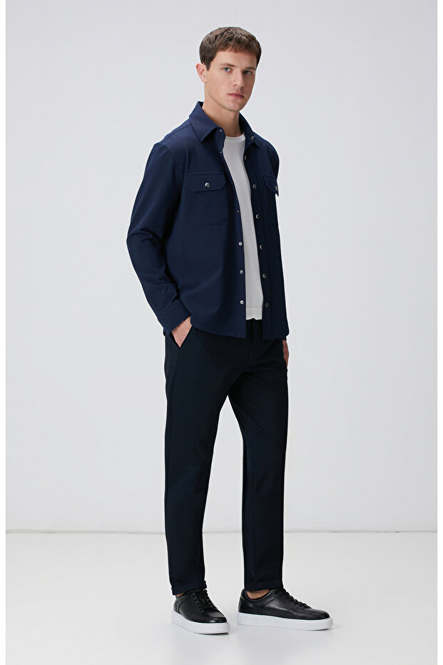 Lacivert Dış Gömlek - 3