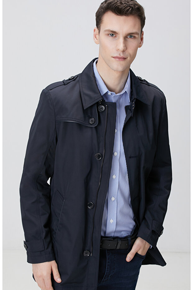 Lacivert Pardösü - 2