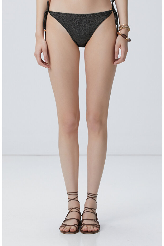 Siyah Gold Bikini Altı - 3